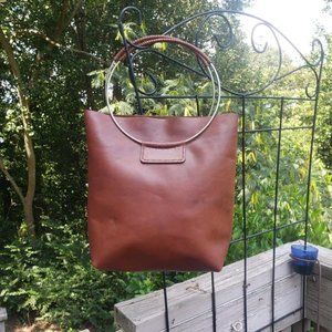 ScapeGrace Designs Brown Leather Handbag